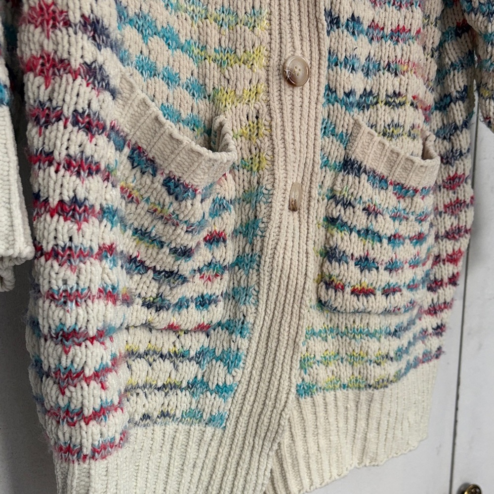 POL Cream Multicolor Button Cardigan - Picture 5 of 9
